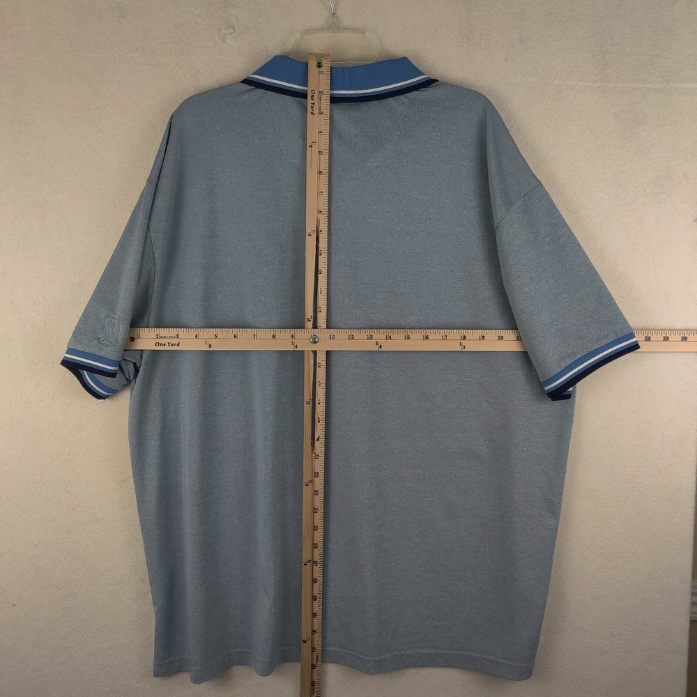 PGA Tour Mens 2XL Blue Polo Golf Rugby Casual Shirt XXL‎ - Picture 7 of 9